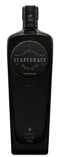 Image sur Scapegrace Dry Gin Black 41.6° 0.7L